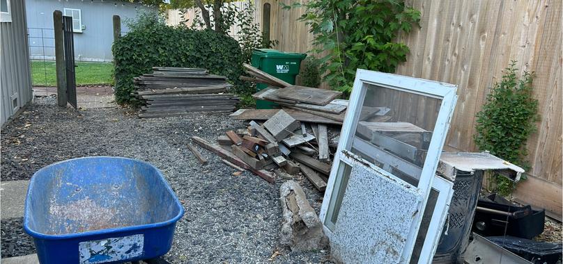Before: Construction Debris Removal in Willows
