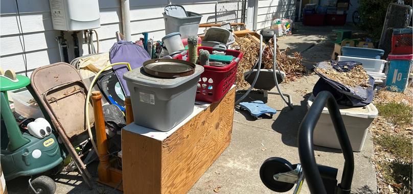 Before: House and Garage Cleanout in Oroville