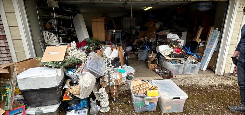 Before: Garage Cleanout in Cohasset