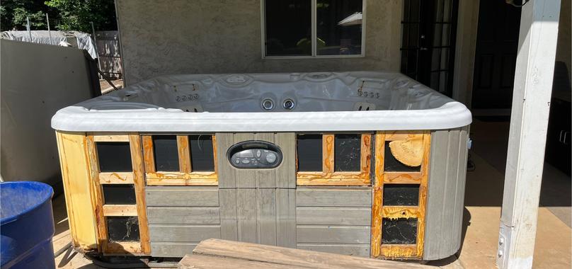 Before: Hot Tub Removal in Willows