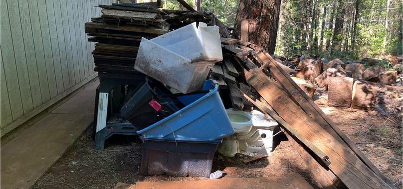 Before: Construction Debris Removal in Paradise