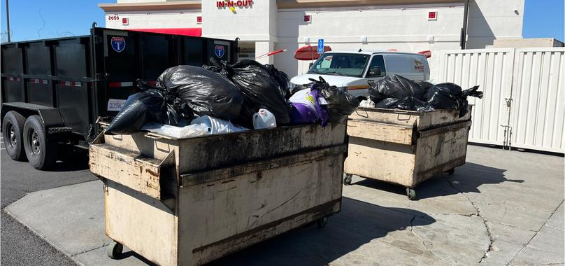 Before: Commercial Junk Removal in Los Molinos