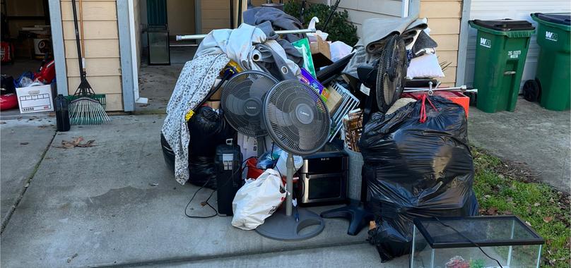 Before: E-Waste Removal in Chico