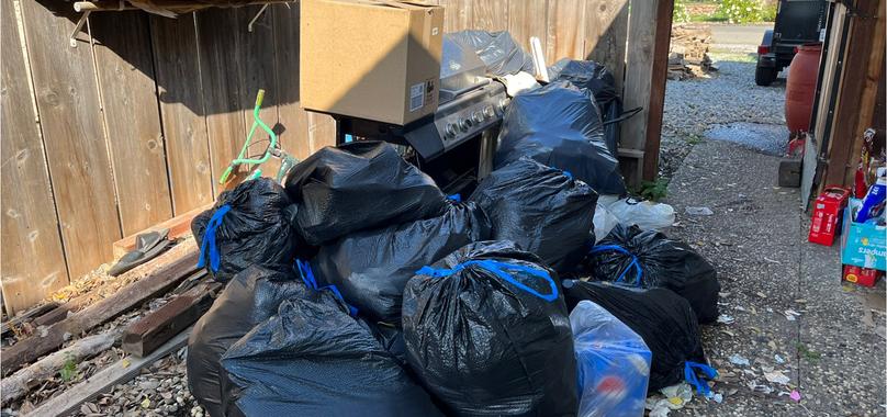 Before: Junk Removal in Cohasset