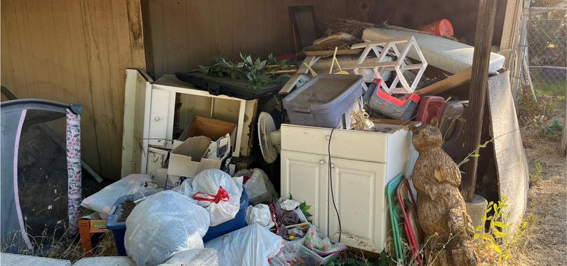 Before: Appliance Removal in Corning