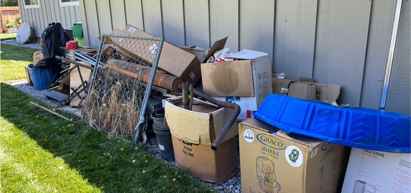 Before: Commercial Junk Removal in Willows