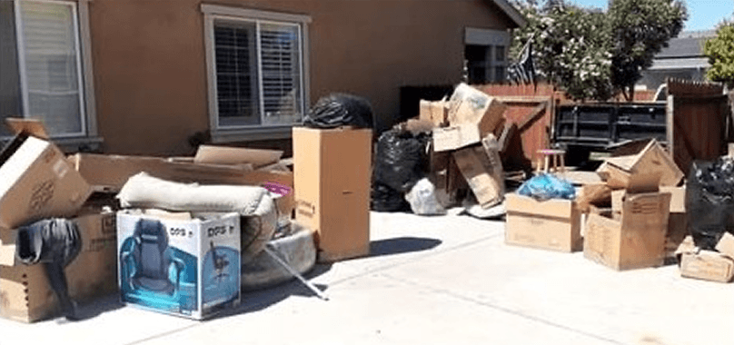 Before: Residential Dump Haul in Chico